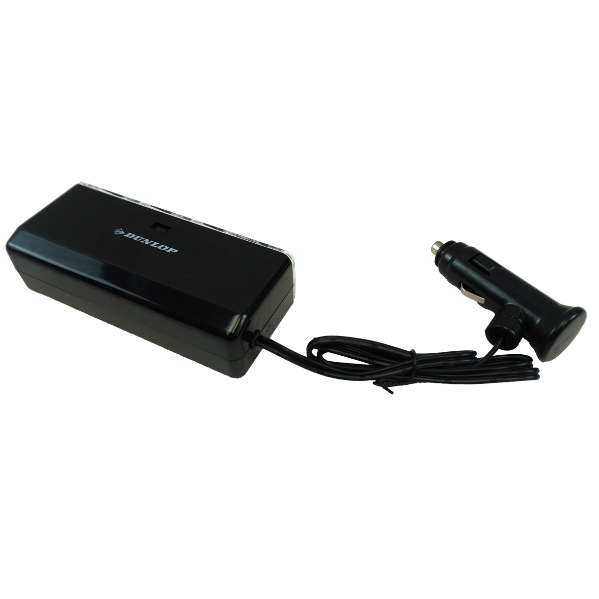 3-Socket Car Cigarette Lighter Adapter with 2 USB Ports