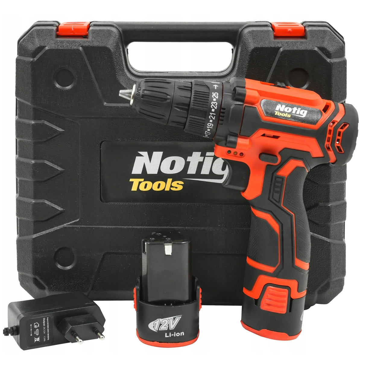 Cordless Screwdriver 12V Li-Ion with 2 Batteries