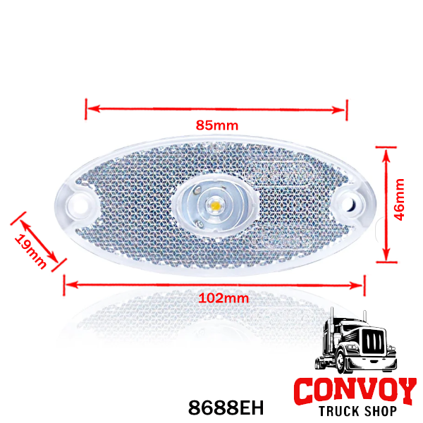 LED Oval Position Lamp