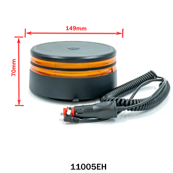 Yellow Strobe Light with Dual Stripe