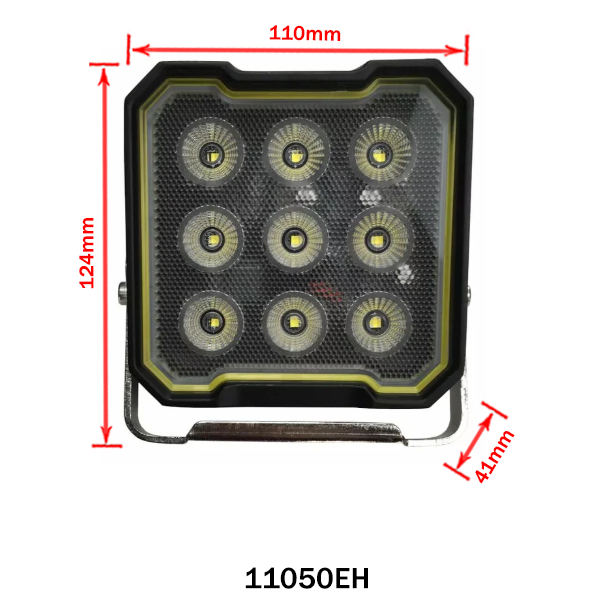Square LED Work Light Flood Beam 12/24V