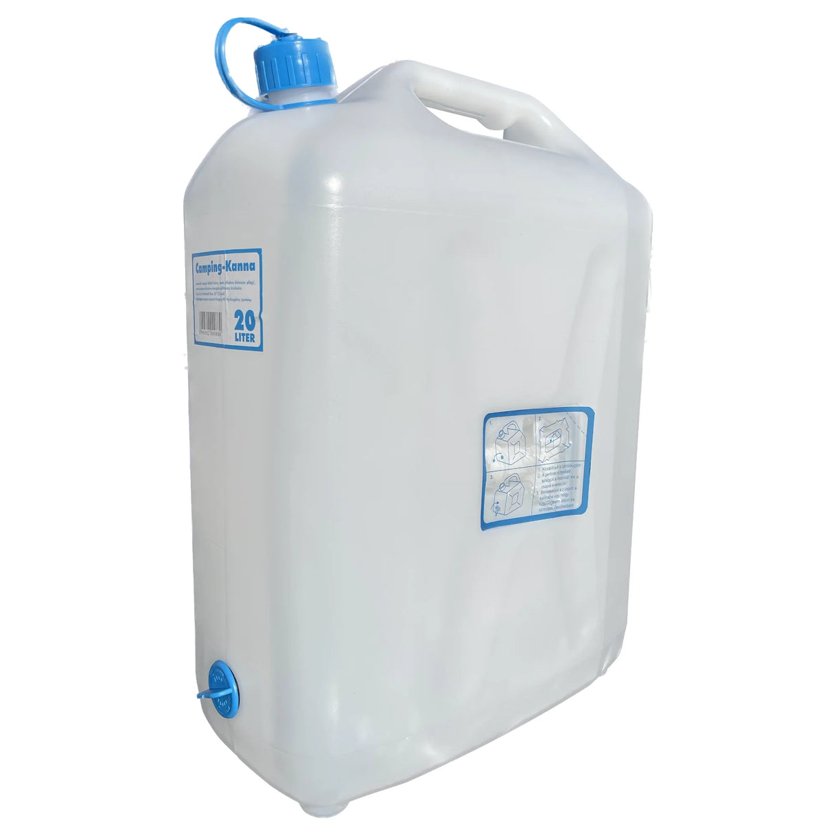 20L Water Container with Removable Plastic Tap