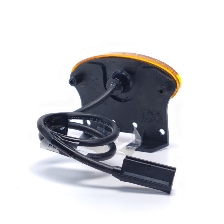 LED pozicijska luč Flatpoint II ovalna rumena s pritrditvijo Aspöck