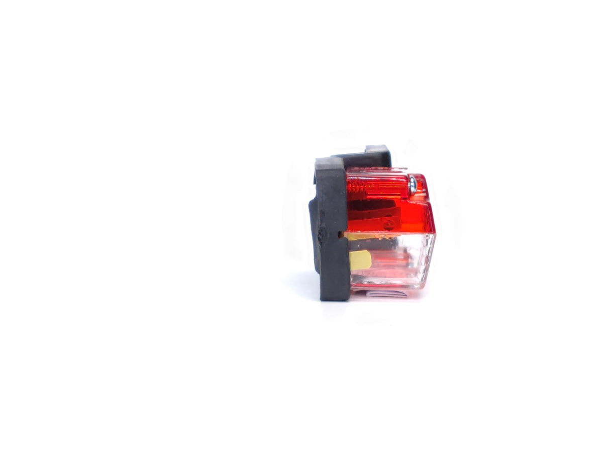 Side Marker Cube Red-White with Rubber Base