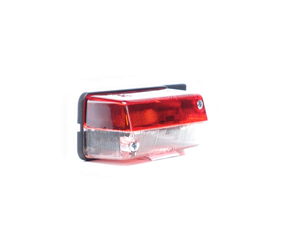 Position Lamp Red-White with Straight Mount and Screw Fastening