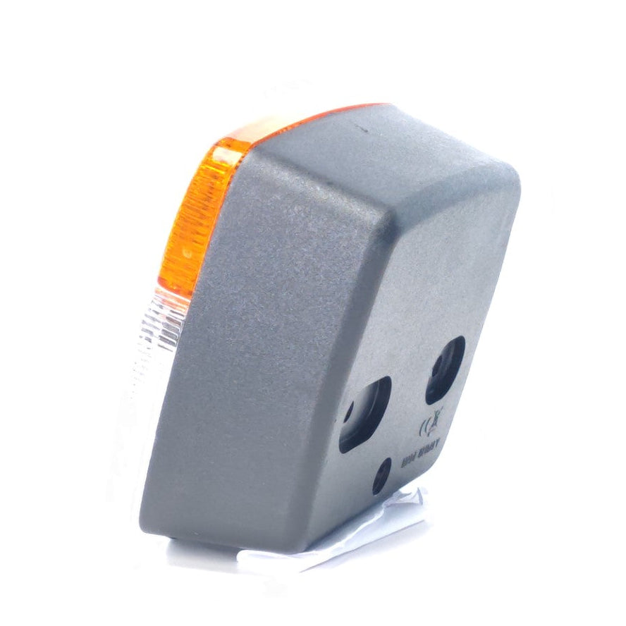 Luz de posición frontal con intermitente (amarillo y blanco)