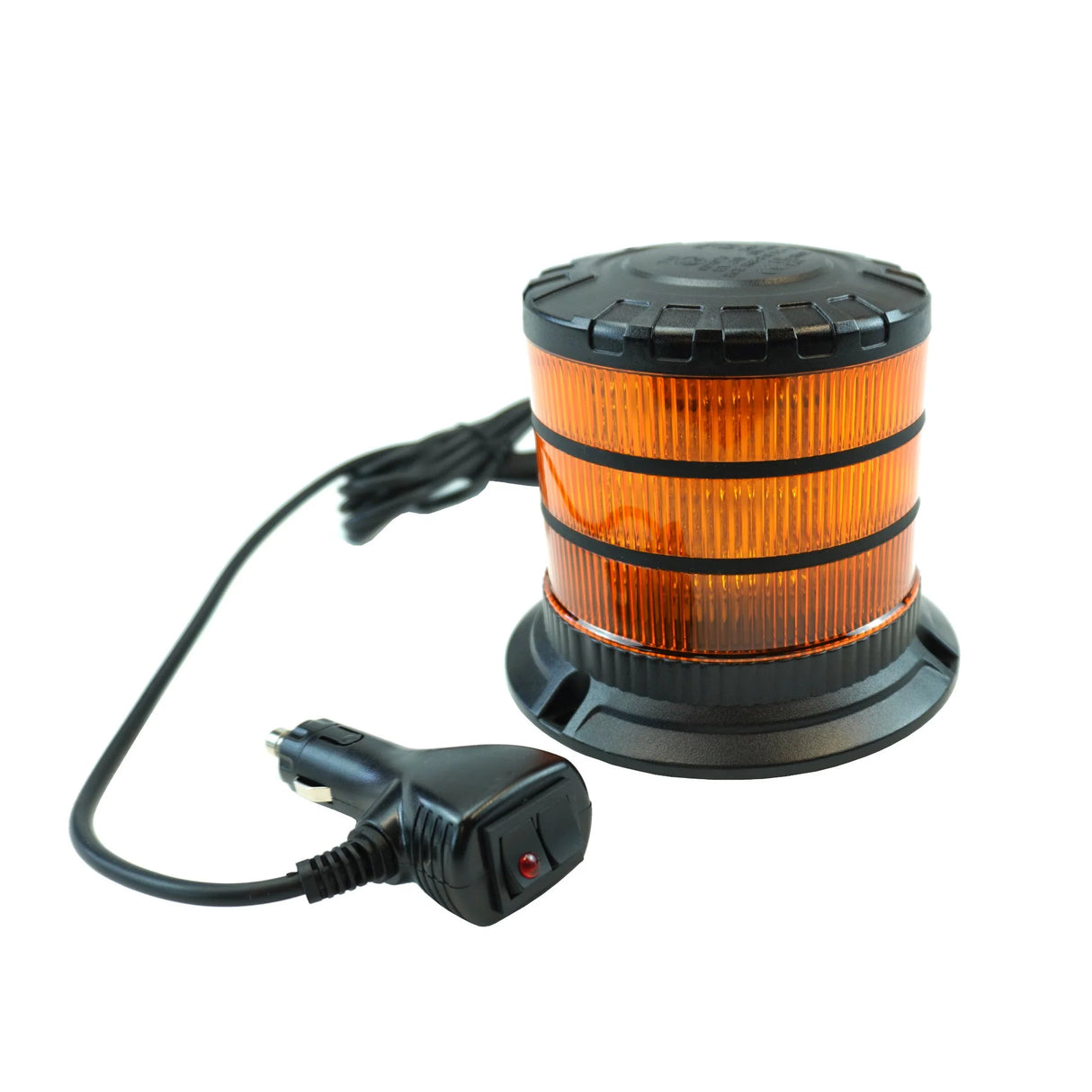 LED Amber Magnetic Beacon, Cigarette Lighter Powered