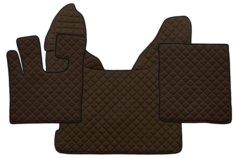 Quilted Faux Leather Truck Floor Mat for DAF XF 105 Automatic