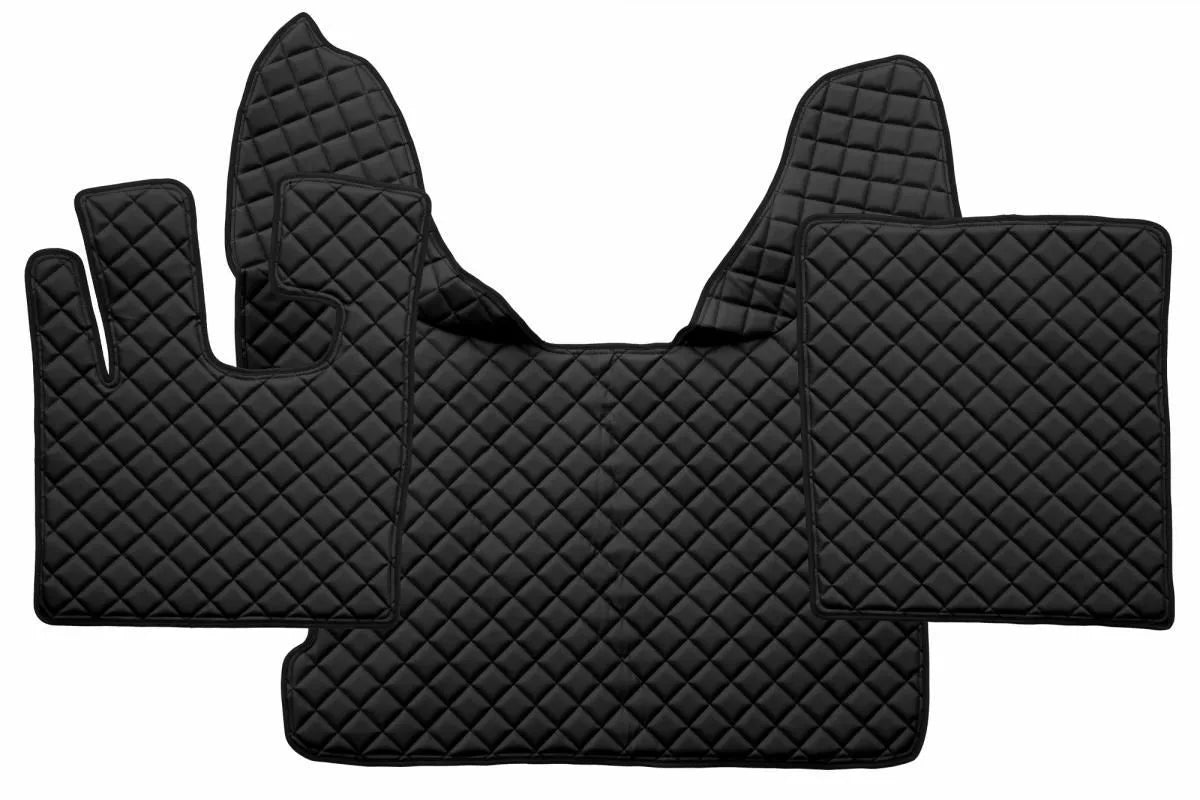 Quilted Faux Leather Truck Floor Mat for DAF XF 105 Automatic