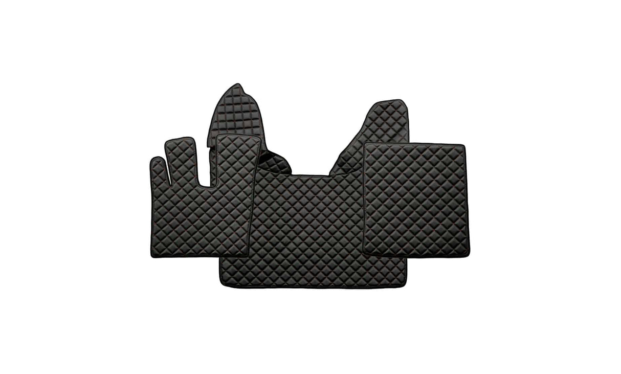 Quilted Faux Leather Floor Mat for DAF XF Euro 6 Automatic
