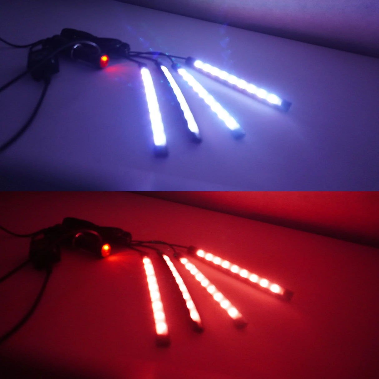 Remote-Controlled Interior LED Strip – 12V, 4x9 LEDs