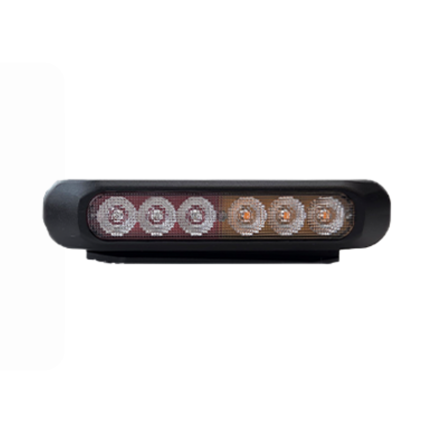 Slim 3-Function LED Tail Light 12/24V