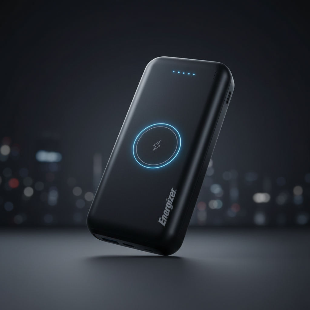 Energizer 20,000mAh Wireless Power Bank, 15W Fast Charging