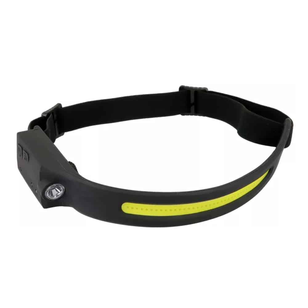 Rechargeable Headlamp with Motion Sensor and 230° Wide Beam