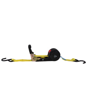 Dunlop Automatic Ratchet Strap with Hooks, 4m/250kg GS TÜV