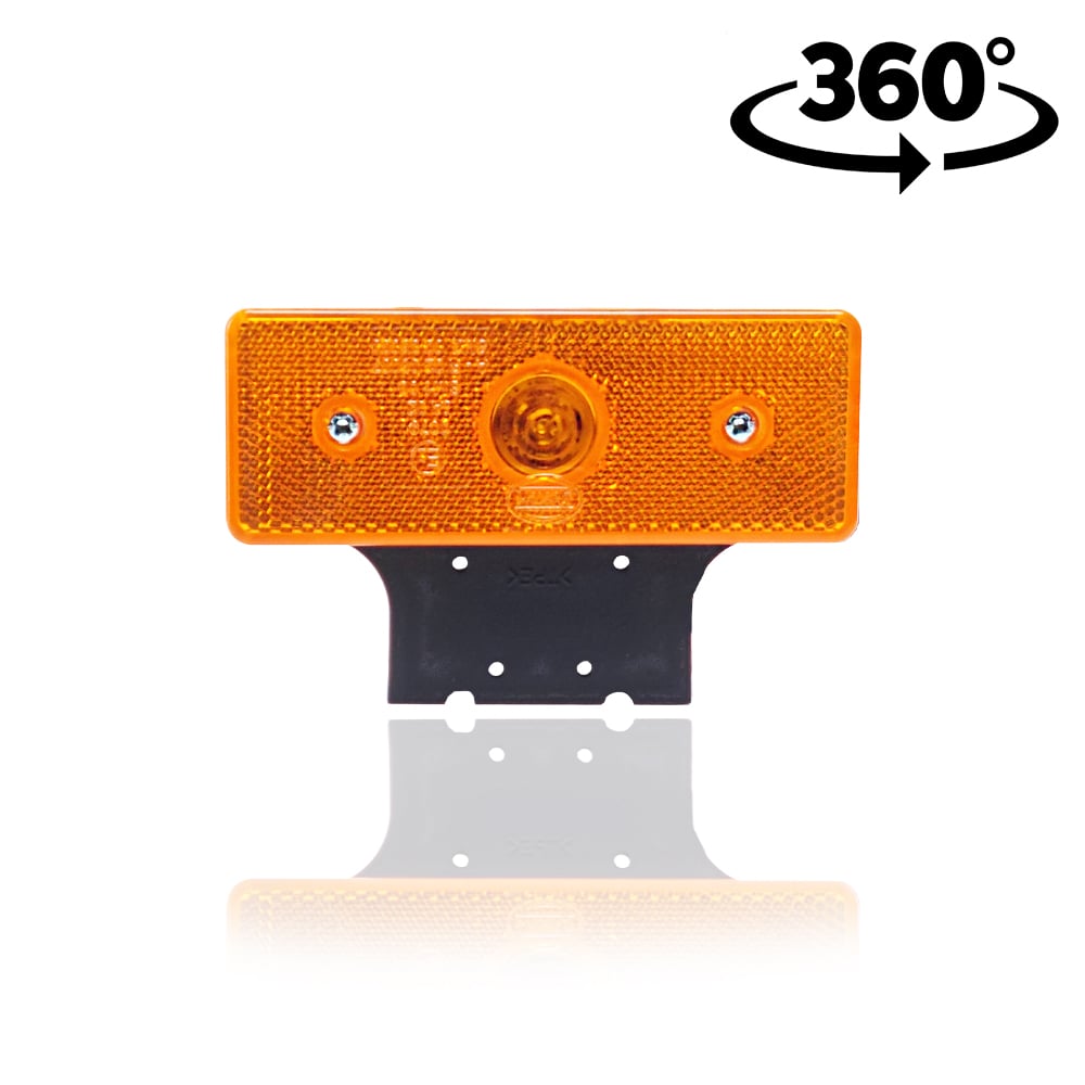 Built-In Amber LED Position Lamp with Reflector