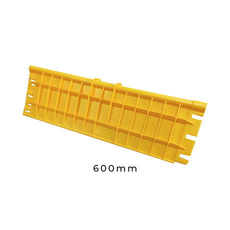Interlocking Plastic Edge Protector for Cargo Securing Straps