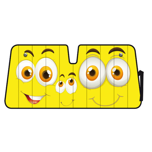 Premium Sunshade 68x147 cm "Smiles"