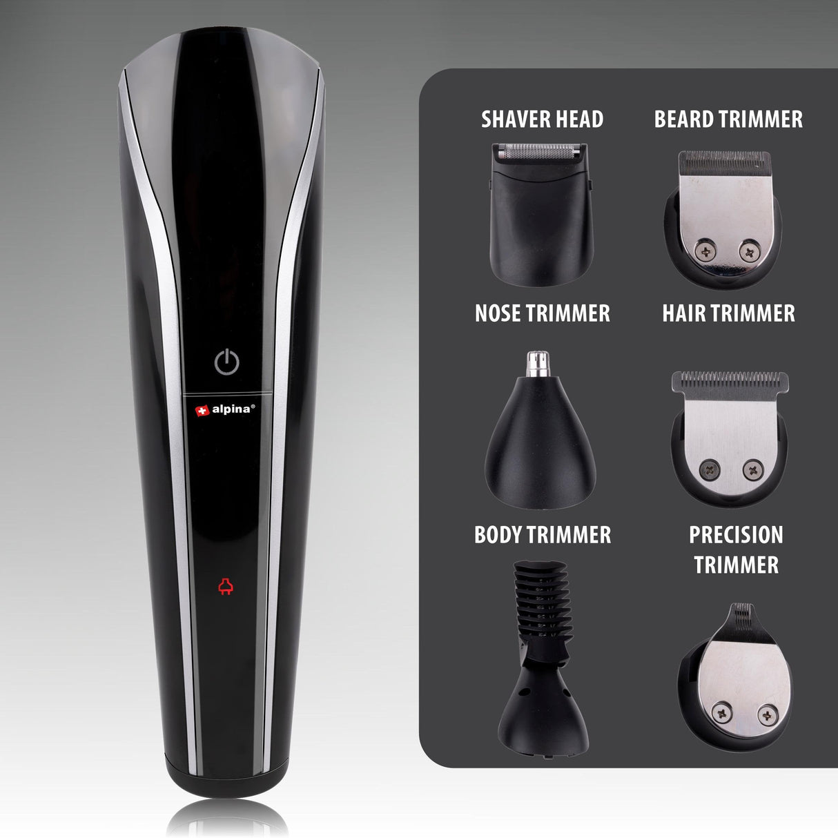 Cordless Beard & Hair Trimmer (6-in-1) 3W