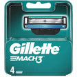 Recambios para maquinilla Gillette Mach3 (Pack de 4)
