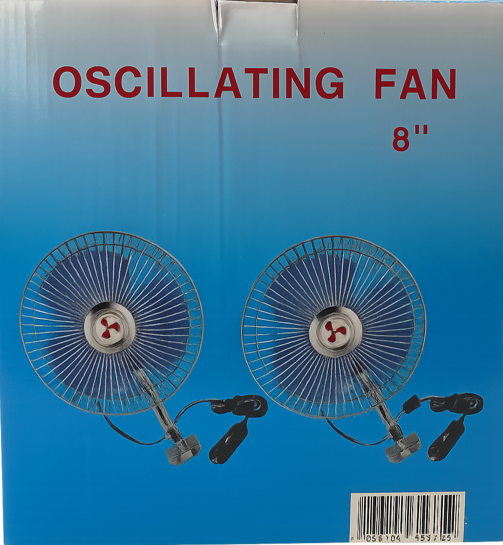 12V Car Fan, 20cm