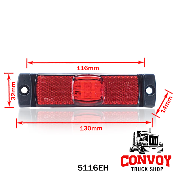 LED Position Lamp with Side Mount