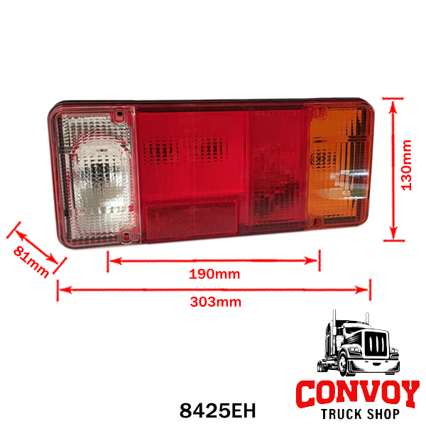 Small Rear Lamp for Iveco Trucks