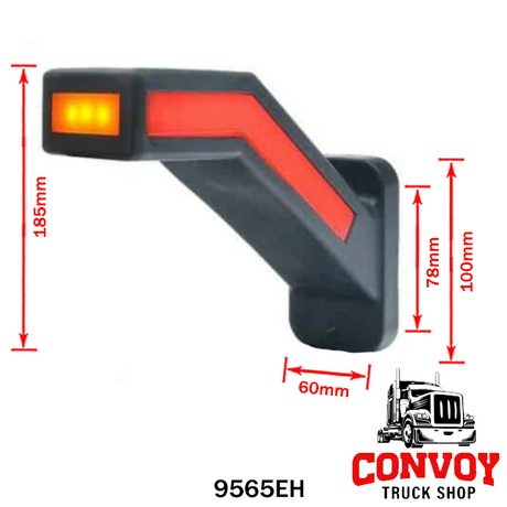 Long Arm LED Rubber Marker Lamp