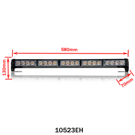 Yellow LED Flashing Light Bar with Controller