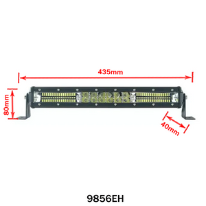 LED Light Bar Single Row Flood 144W