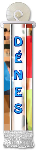 Mini zastavica s imenom za staklo – A-E