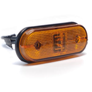 Aspöck Unipoint LED Position Lamp Amber with 0.5m Cable