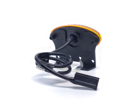 Flatpoint II Aspöck LED Position Light Oval Amber with Holder