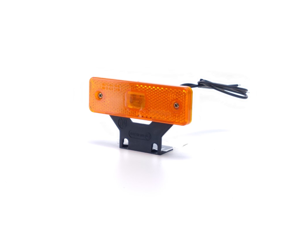 Built-in LED Position Light with Amber Lens and Holder