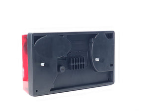 Rectangular Trailer Lamp with Triangle Reflector