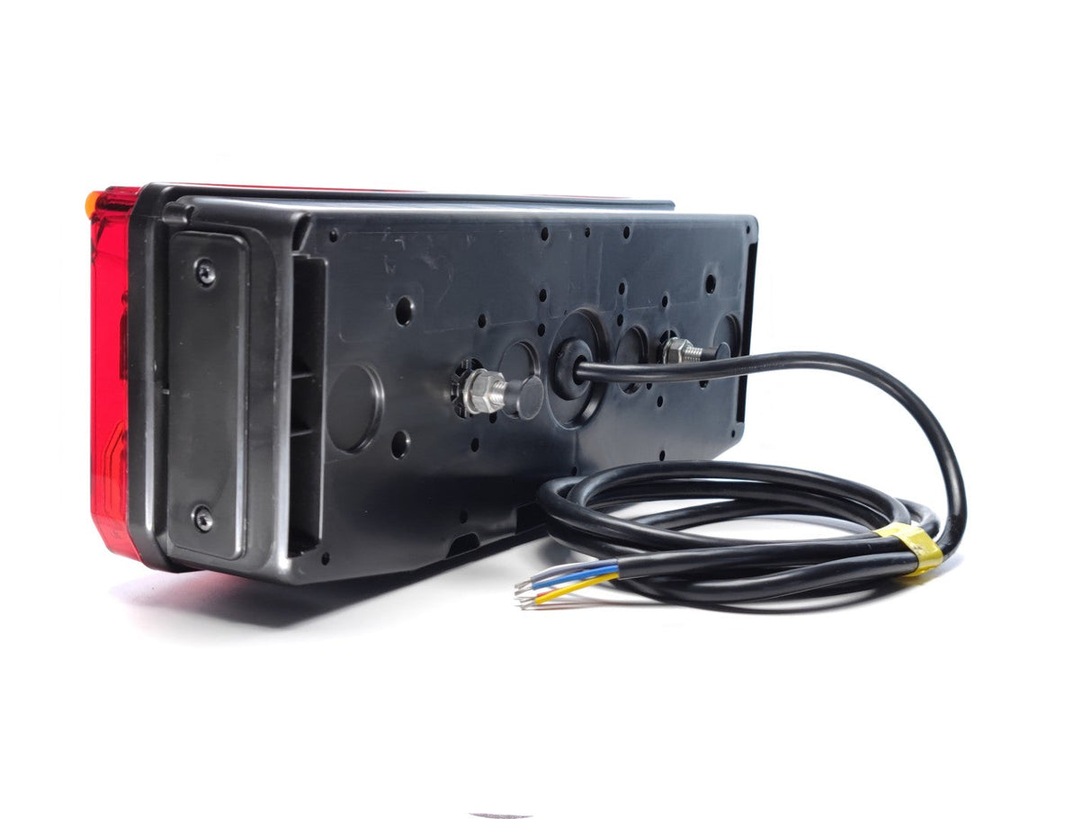 7-Function LED Rear Light with Hexagonal Reflector