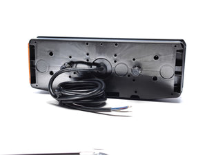 7-Function LED Rear Light with Hexagonal Reflector