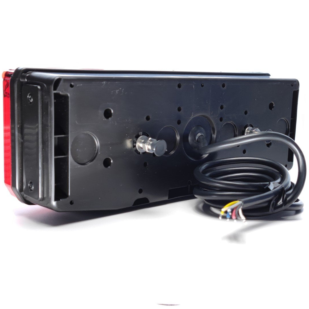 LED Rear Lamp 7-Function Triangle Prism 12-24V