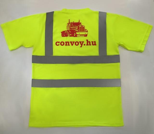 High-Visibility T-Shirt with convoy.hu Logo