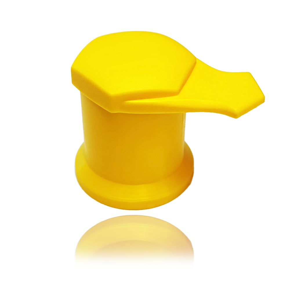 Yellow Plastic Wheel Nut Indicator Cap