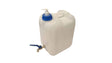 Wasserkanister mit Metallhahn und integriertem Seifenspender – 10 oder 20 Liter
