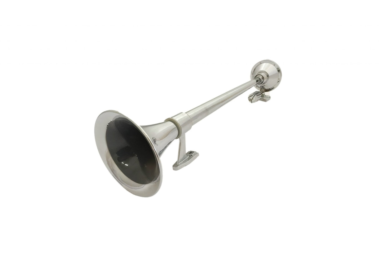 64 cm Air Horn with 24V Valve – Chrome, Circular