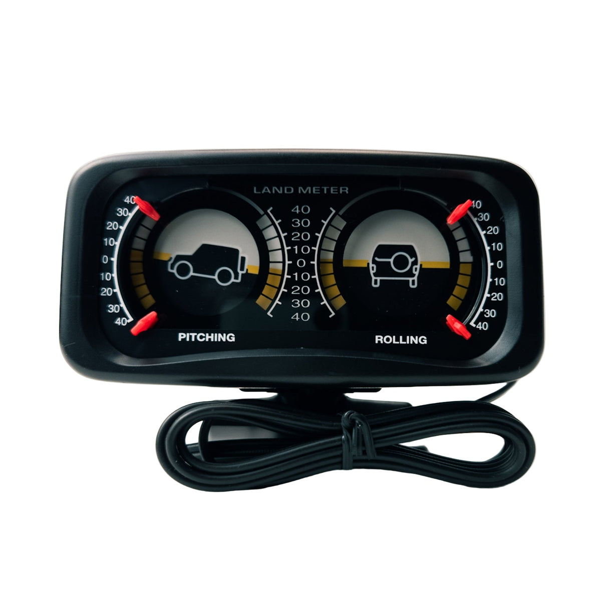 Vehicle Inclinometer with Amber Backlight 12V