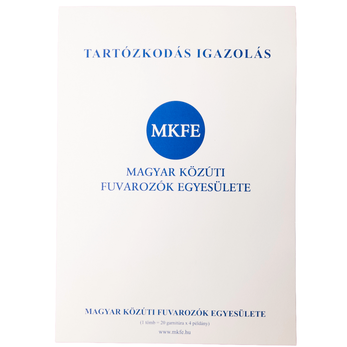 Driver Logbook for Road Transport