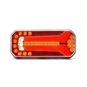 LED Rear Light 6-in-1, Left-Right, Fog & Reverse, Dynamic Indicator, Reflector, 12/24V