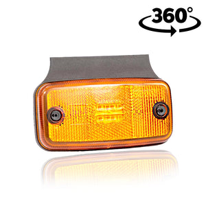 LED Position Lamp Amber Large with Holder