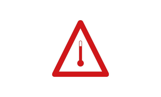 ADR High Temperature Material Sticker