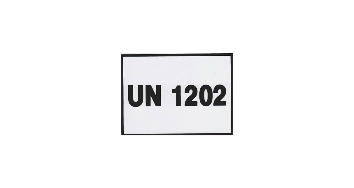 ADR UN1202 Diesel Sticker (7.5-10cm)