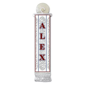 Mini Flag with Name A-E