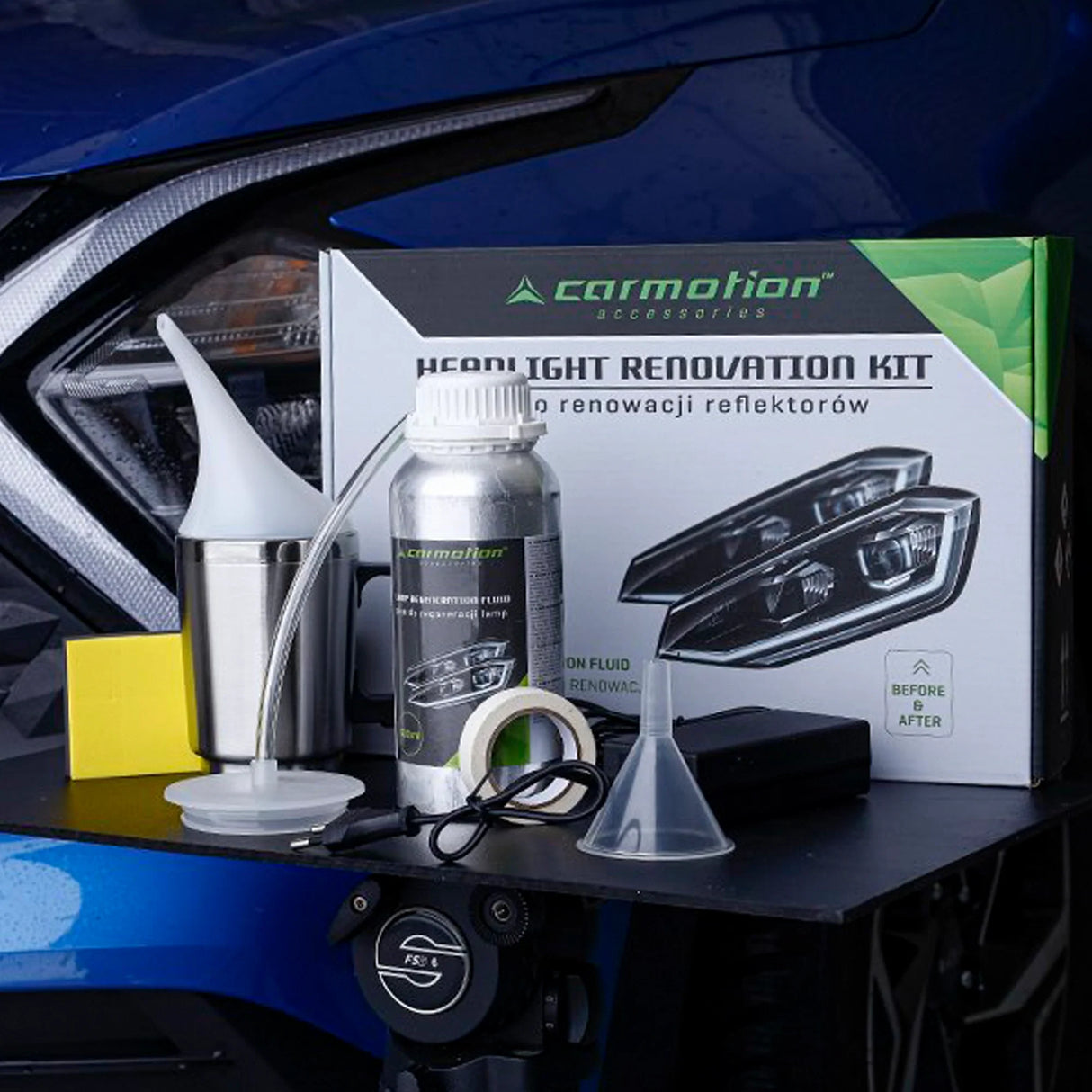 Plastic Headlight Restoration Kit